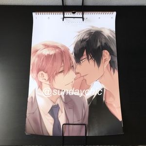 🛑LAST CHANCE🛑 OFFICIAL Yaoi Ten Count B3 2016 Calendar Rihito Takarai Boys Love